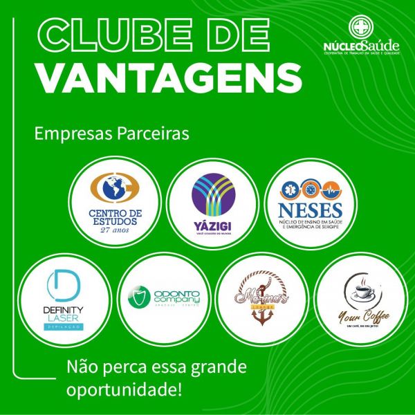 Clube de Vantagens da Cooperativa Núcleo Saúde